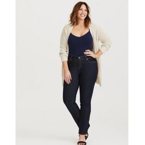 Torrid Classic Skinny Jean Vintage Stretch in Dark Wash Rinse Blue sz 16 Regular